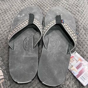 NWT Rainbow Sandals Luxury Leather Collection - The Bentley men’s size 10 Large